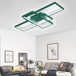 Abstract Rectangles LED Flush Mount Ceiling Light in Modern Minimalist Style