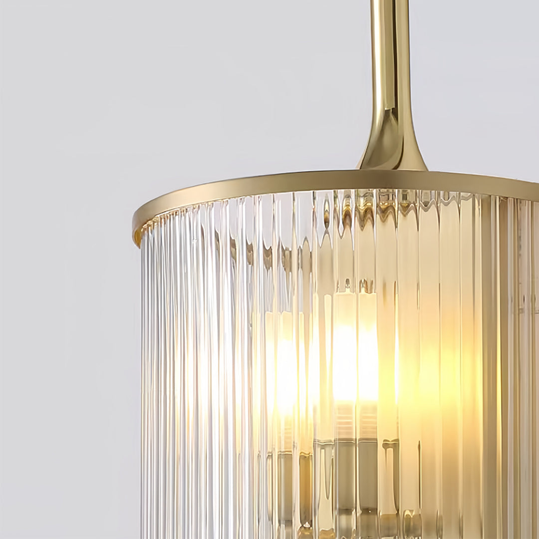 Aurelia Brass & Glass Wall Sconce – Modern Minimalist Lighting