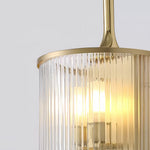 Aurelia Brass & Glass Wall Sconce – Modern Minimalist Lighting