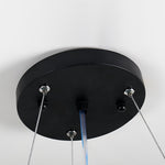 Swallowtail Wrought Iron LED Chandelier | Modern Geometric Pendant Light
