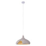 Artisan Cement Pendant Light with Adjustable Cord for Modern Interiors