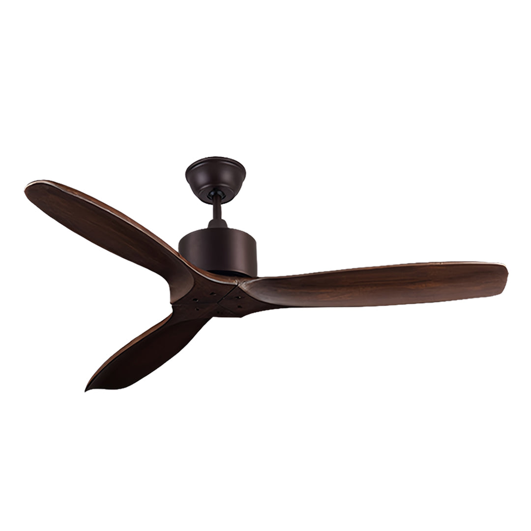 Modern Wood Ceiling Fan with LED Light – 3-Blade Fandelier for Living Spaces