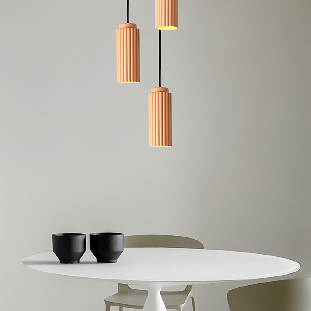 Nordic Minimalist Iron Pendant Light with Adjustable Cord, GU10