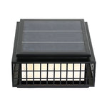 Stainless Steel Solar Pillar Lights with Alabaster Shade for Modern Courtyards