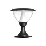 Modern Outdoor Bollard Light in Black Aluminum for Pathways and Courtyards