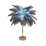 Aurelia Feather Table Lamp – Nordic Designer Night Light with Touch Control