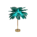 Aurelia Feather Table Lamp – Nordic Designer Night Light with Touch Control