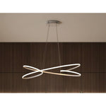 Vintage Led Ribbon Twist Chandelier