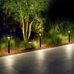 Modern Bollard Light Fixture Outdoor Waterproof LED Garden Path Lamp