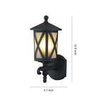 European Outdoor Wall Sconce in Sand Black Aluminum with Clear Glass