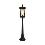 Minimalist Outdoor Pillar Lights for Driveway & Landscape – Black Aluminum Post Lights