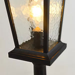 Minimalist Outdoor Pillar Lights for Driveway & Landscape – Black Aluminum Post Lights