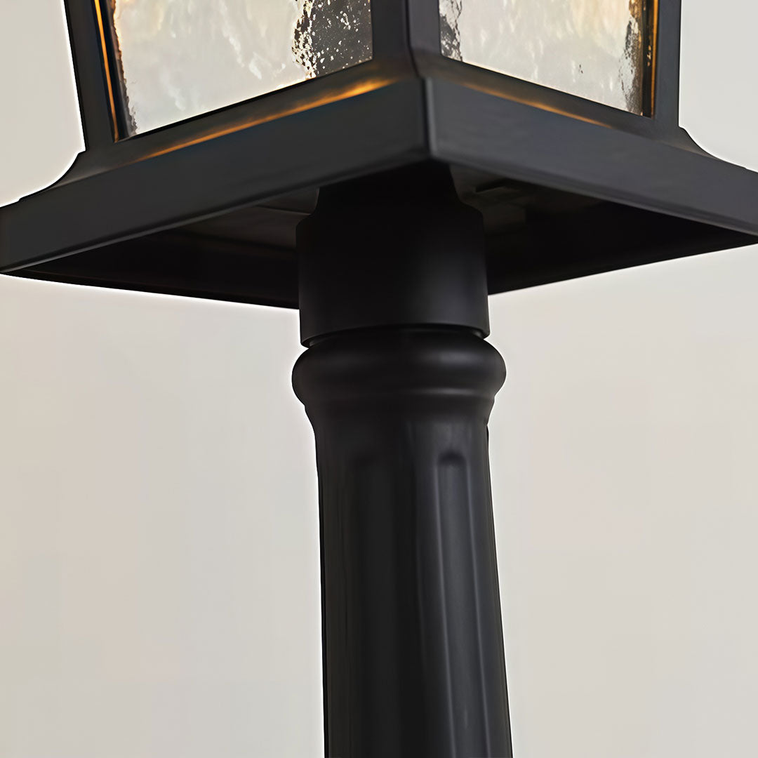 Minimalist Outdoor Pillar Lights for Driveway & Landscape – Black Aluminum Post Lights