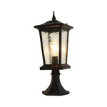 Minimalist Outdoor Pillar Lights for Driveway & Landscape – Black Aluminum Post Lights