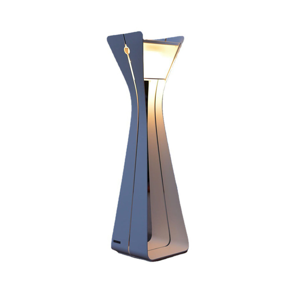 Modern Outdoor Floor Lamps for Porch and Path Lighting in Stainless Steel