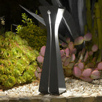 Modern Outdoor Floor Lamps for Porch and Path Lighting in Stainless Steel