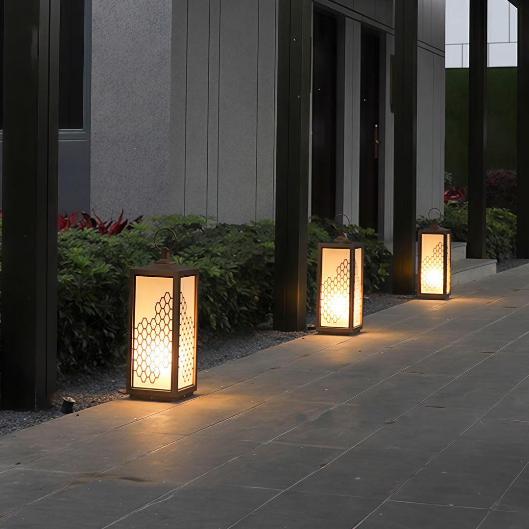 Chestnut Stainless Steel Bollard Light with Warm LED Glow for Pathways and Gardens