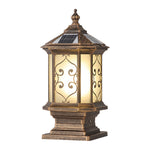 European-Style Outdoor Pillar Lanterns for Gate and Garden, Waterproof Die-Cast Aluminum