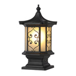 European-Style Outdoor Pillar Lanterns for Gate and Garden, Waterproof Die-Cast Aluminum