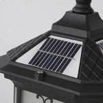 European-Style Outdoor Pillar Lanterns for Gate and Garden, Waterproof Die-Cast Aluminum
