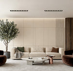 Architectural LED Linear Recessed Downlight, Frameless Ceiling Spot Light