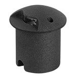 Architectural LED Step Light in Flash Black for Outdoor Stairs and Pathways