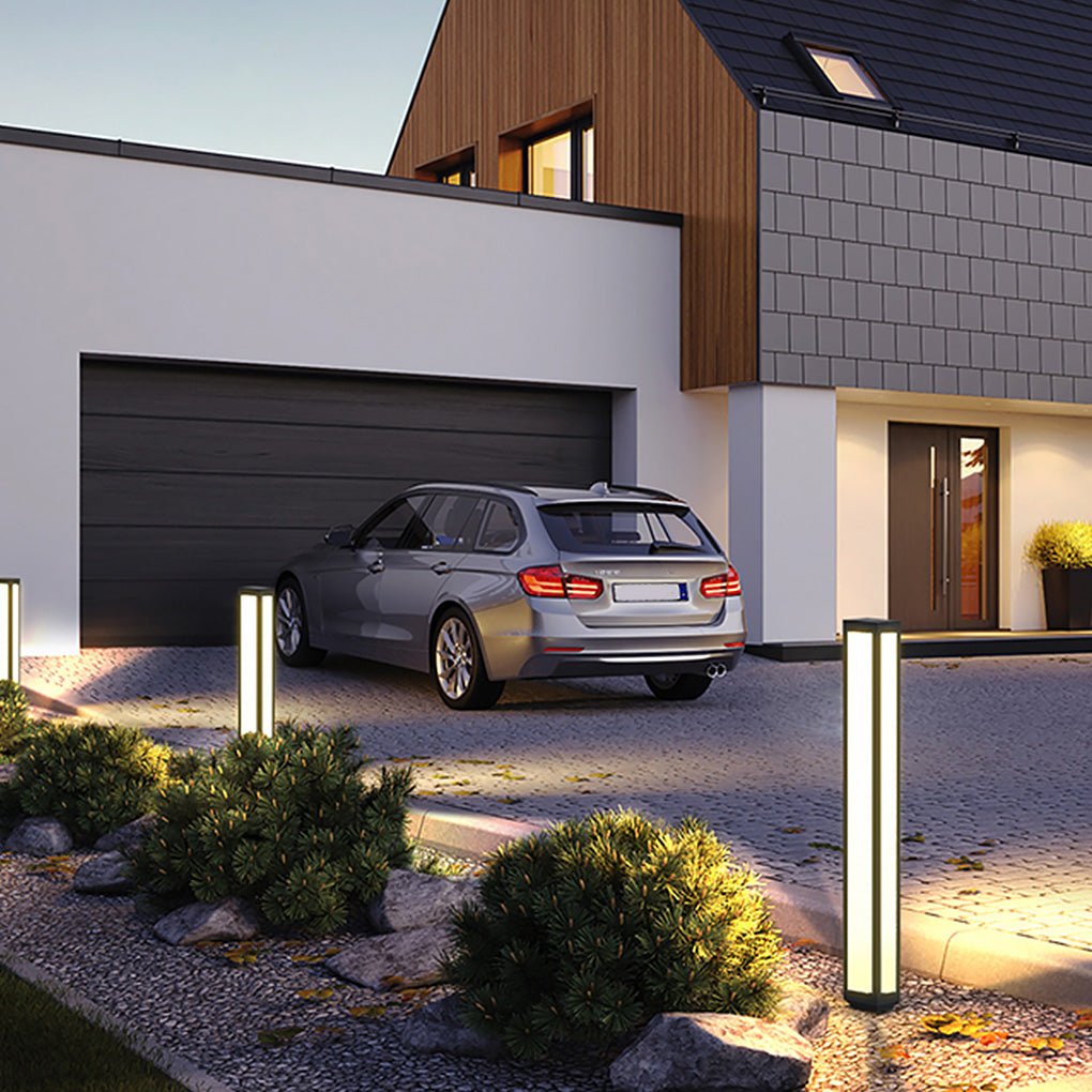 Modern Outdoor Bollard Lights – Waterproof LED Landscape Lighting for Pathways & Gardens