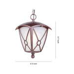 Black Aluminum LED Pendant Light with Clear Glass Shade for Outdoor Covered Patios