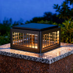 Modern Outdoor Pillar Lights Waterproof Aluminum Garden Post Lighting