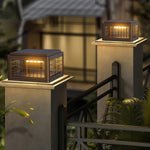 Modern Outdoor Pillar Lights Waterproof Aluminum Garden Post Lighting