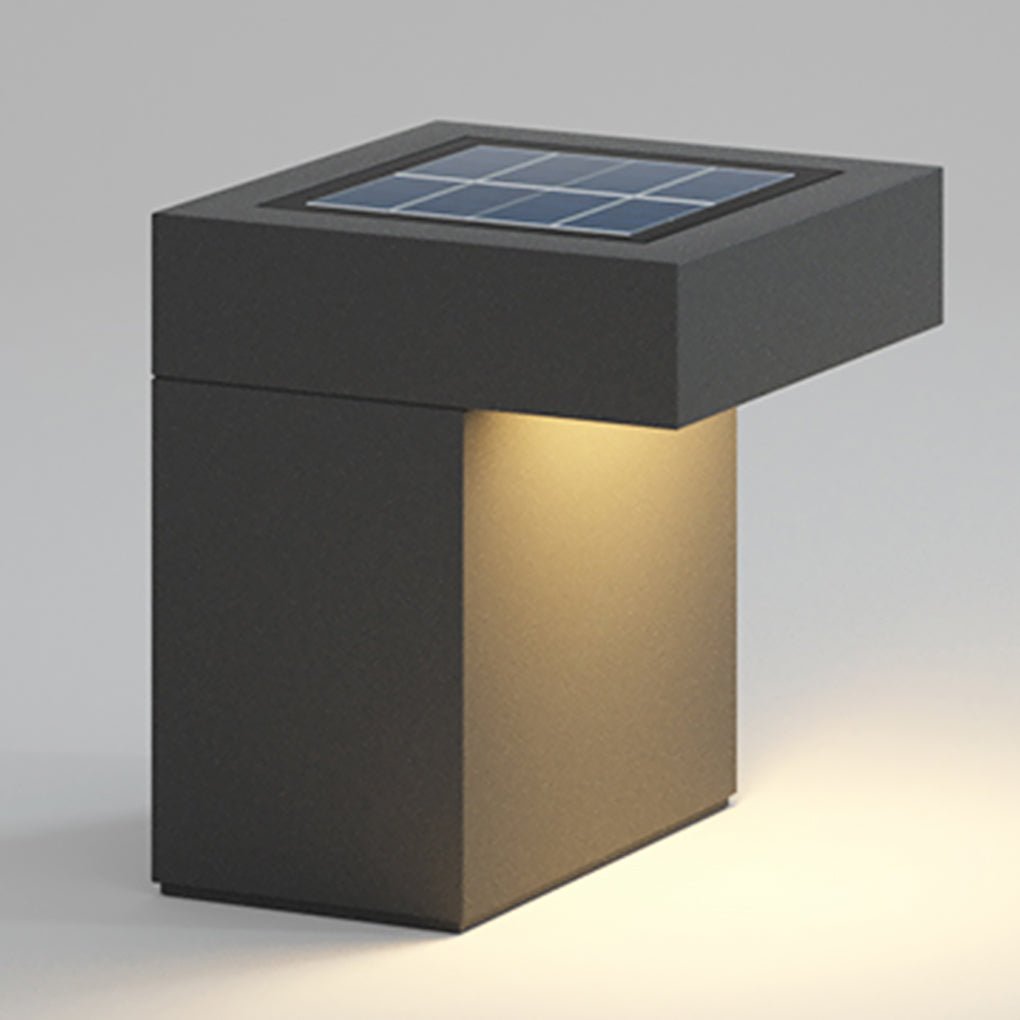 Minimalist Outdoor LED Path Light in Warm Gray for Modern Courtyards