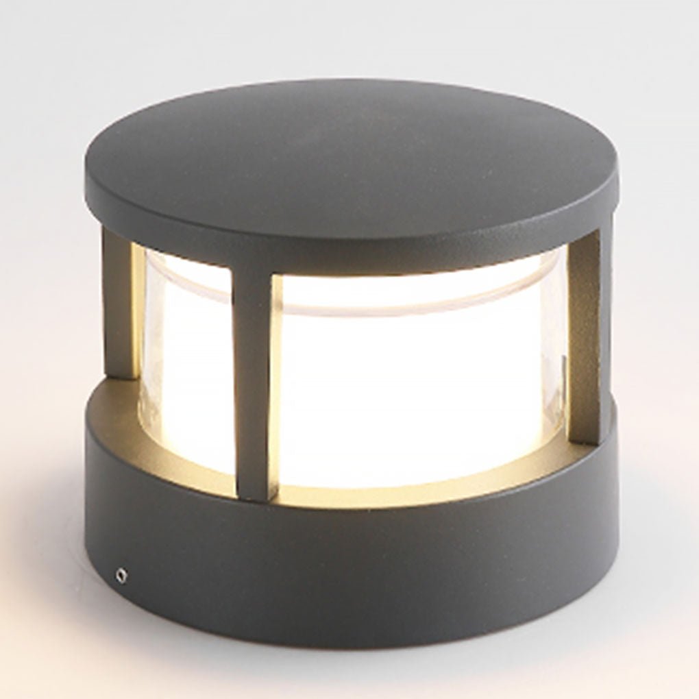 Modern LED Multi-Mount Lantern for Outdoor Walls, Walkways, and Posts