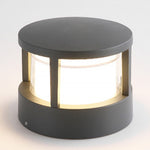Modern LED Multi-Mount Lantern for Outdoor Walls, Walkways, and Posts