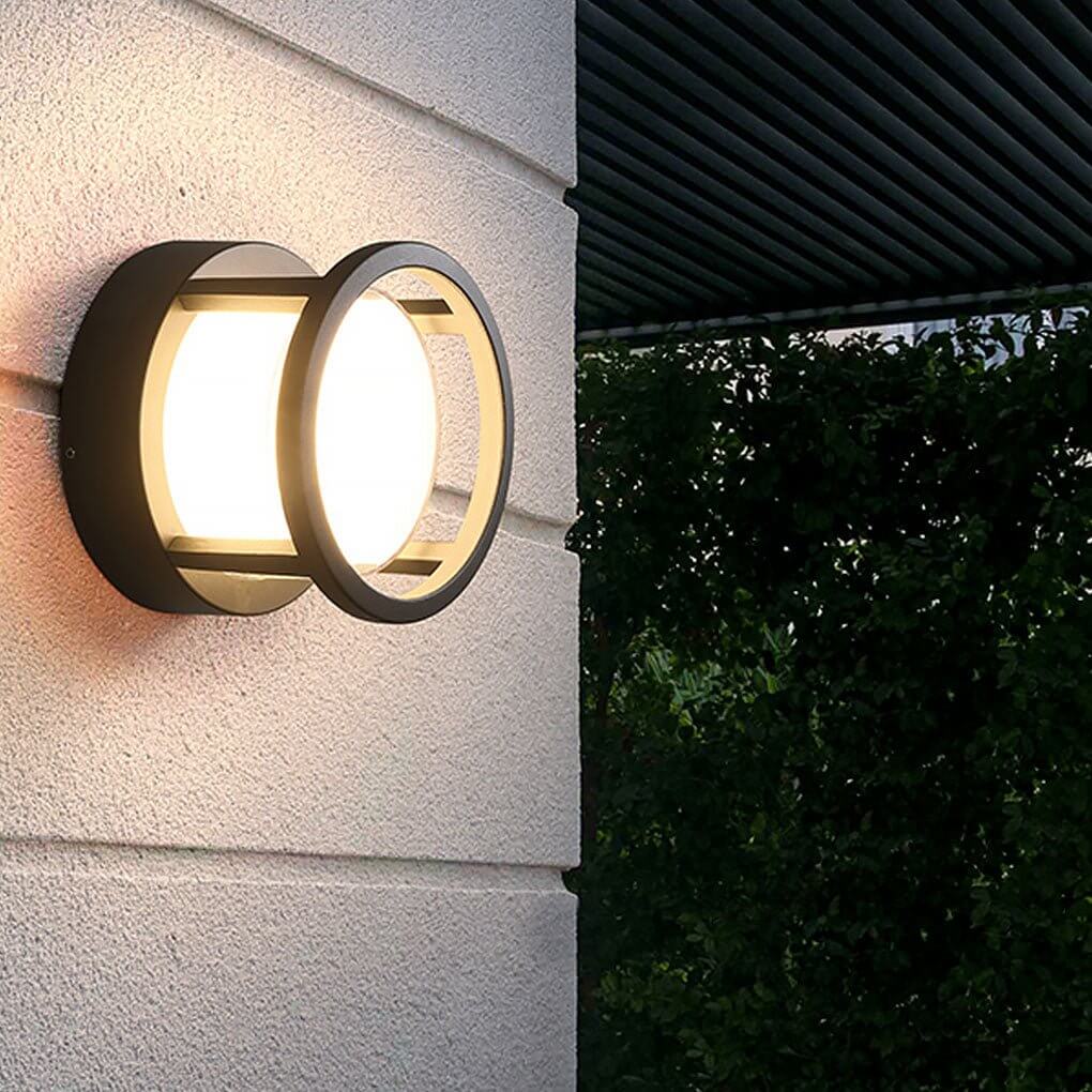 Modern LED Multi-Mount Lantern for Outdoor Walls, Walkways, and Posts