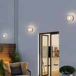 Modern Outdoor Wall Sconce with Artistic Light Pattern, IP65 Waterproof