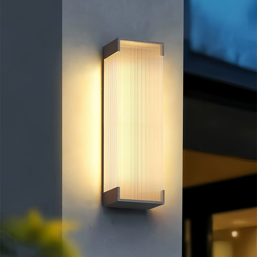 Modern Waterproof Outdoor Wall Light in Stainless Steel, 5W LED