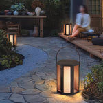 Modern Outdoor Lantern for Garden and Patio, IP65 Waterproof LED Lawn Light