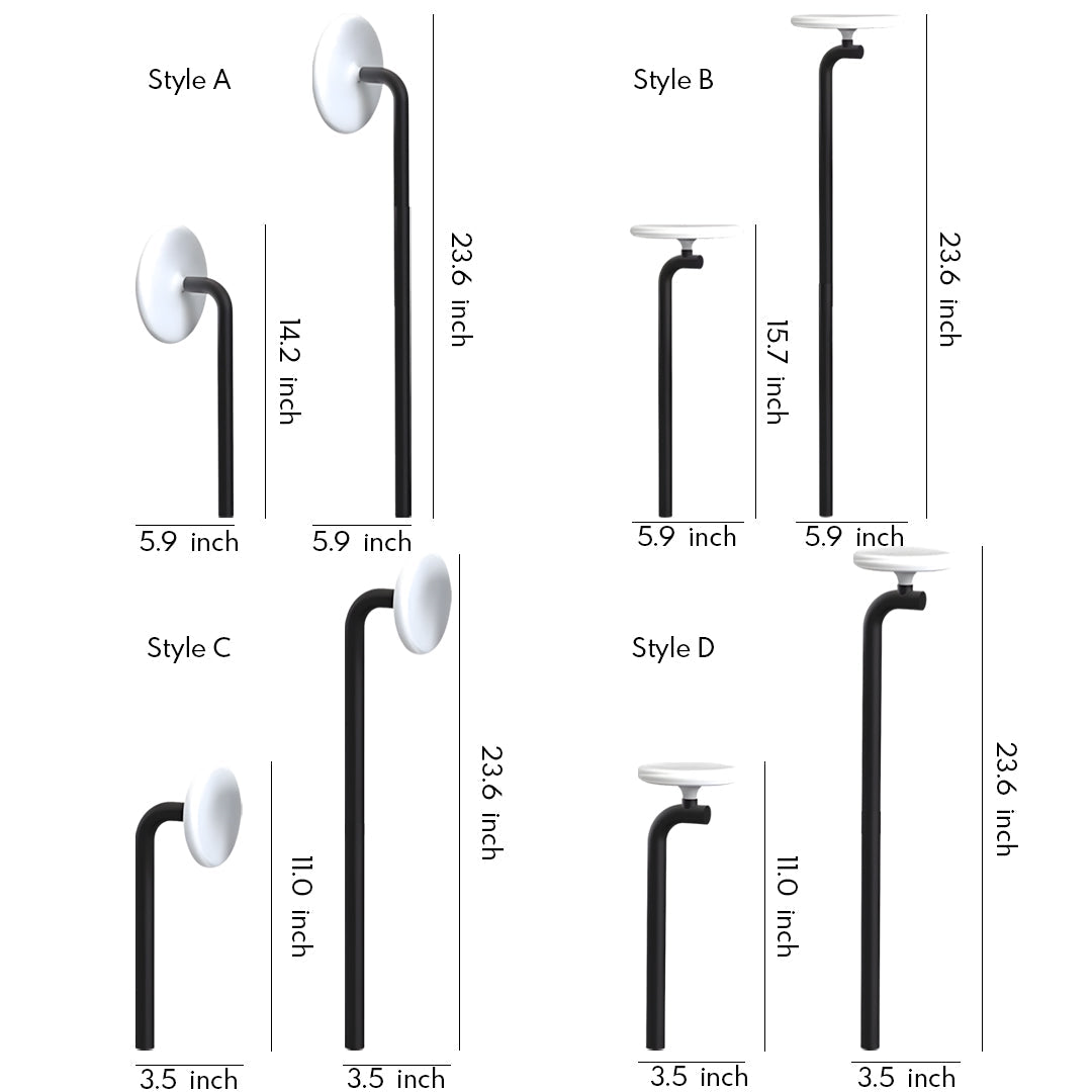 Modern Stainless Steel LED Path Lights for Garden Walkways, IP65 Waterproof Landscape Lighting