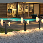 Modern Stainless Steel LED Path Lights for Garden Walkways, IP65 Waterproof Landscape Lighting