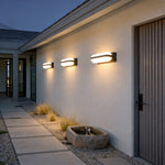 Aria Outdoor LED Wall Sconce – Modern Waterproof Aluminum Light