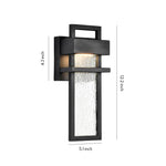 Modern Outdoor Wall Sconce with Integrated LED Light