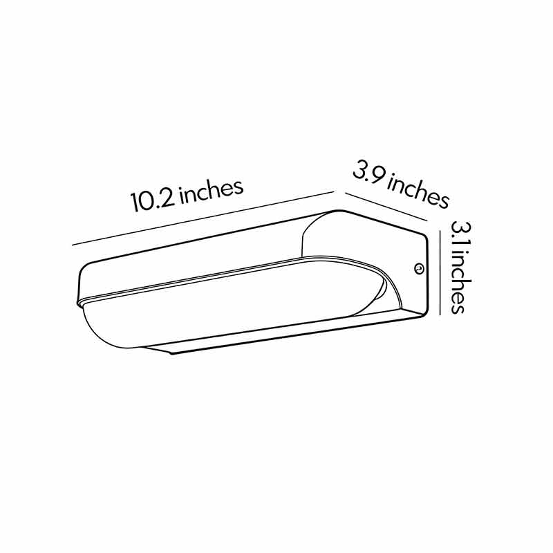 Aria Outdoor LED Wall Sconce – Modern Waterproof Aluminum Light