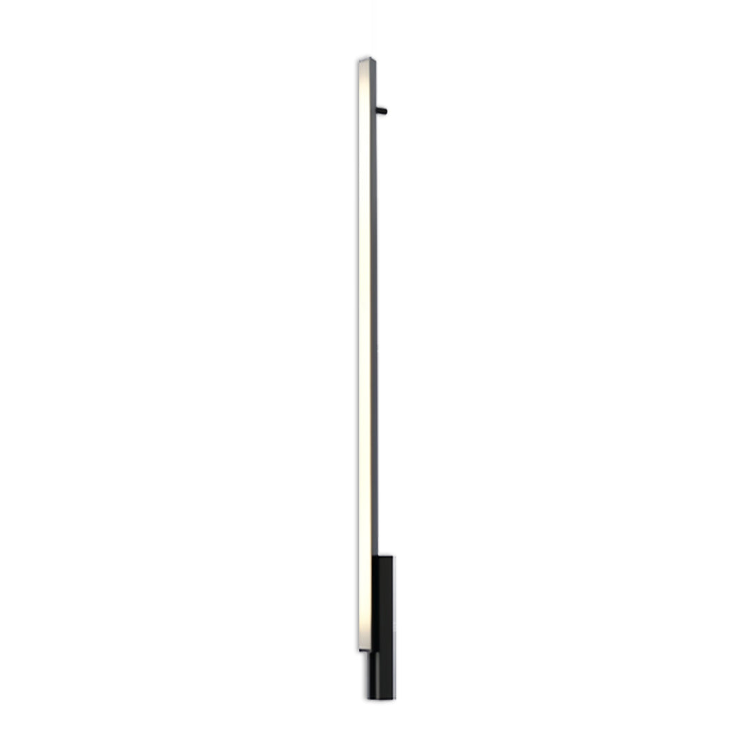 Modern Outdoor Wall Sconce – Waterproof Black Linear LED Light