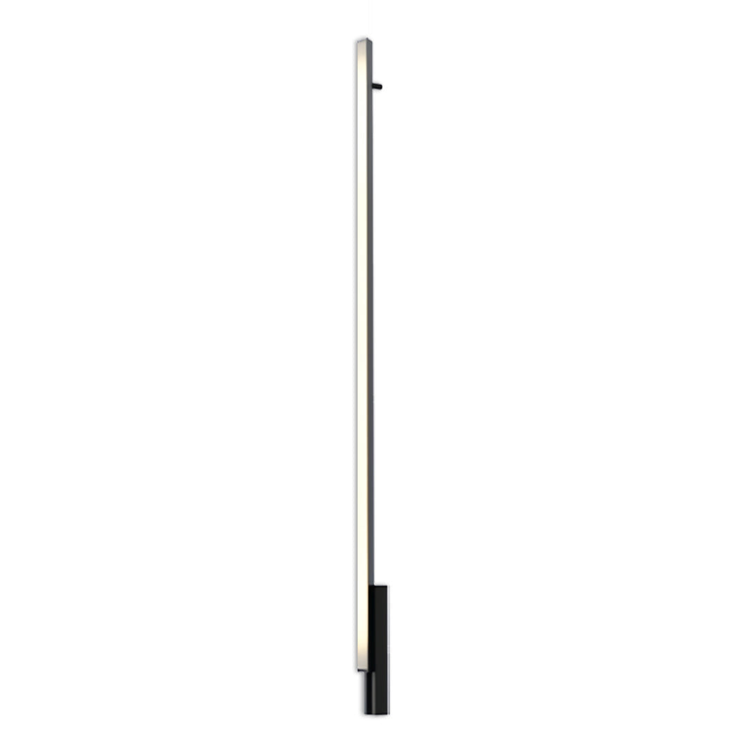 Modern Outdoor Wall Sconce – Waterproof Black Linear LED Light