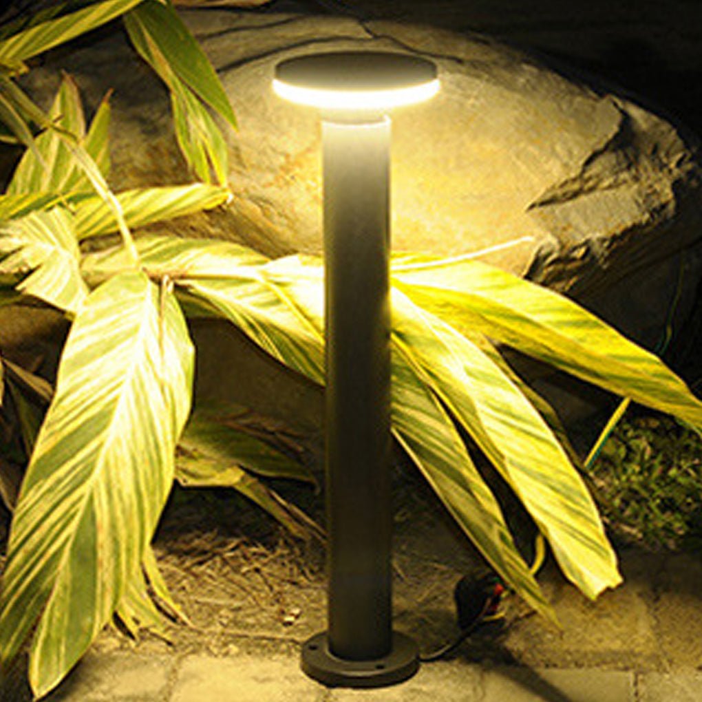 Outdoor Minimalist Round Square Waterproof Led Landscape Lighting Lawn Lamps
