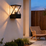 Modern Outdoor Wall Sconce with Aluminum Body and E27 Socket