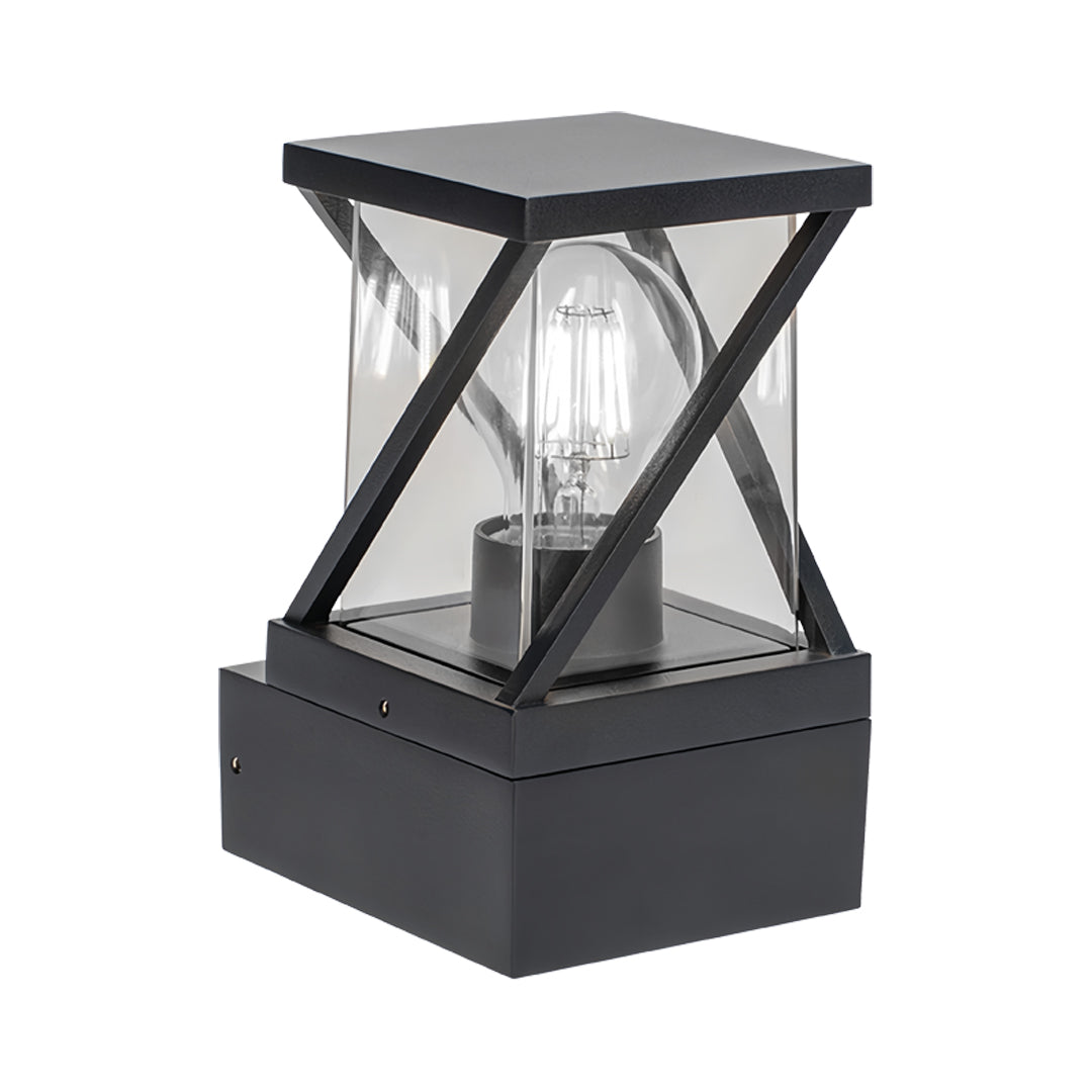 Modern Outdoor Wall Sconce with Aluminum Body and E27 Socket