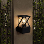 Modern Outdoor Wall Sconce with Aluminum Body and E27 Socket