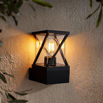 Modern Outdoor Wall Sconce with Aluminum Body and E27 Socket