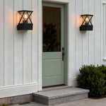 Modern Outdoor Wall Sconce with Aluminum Body and E27 Socket
